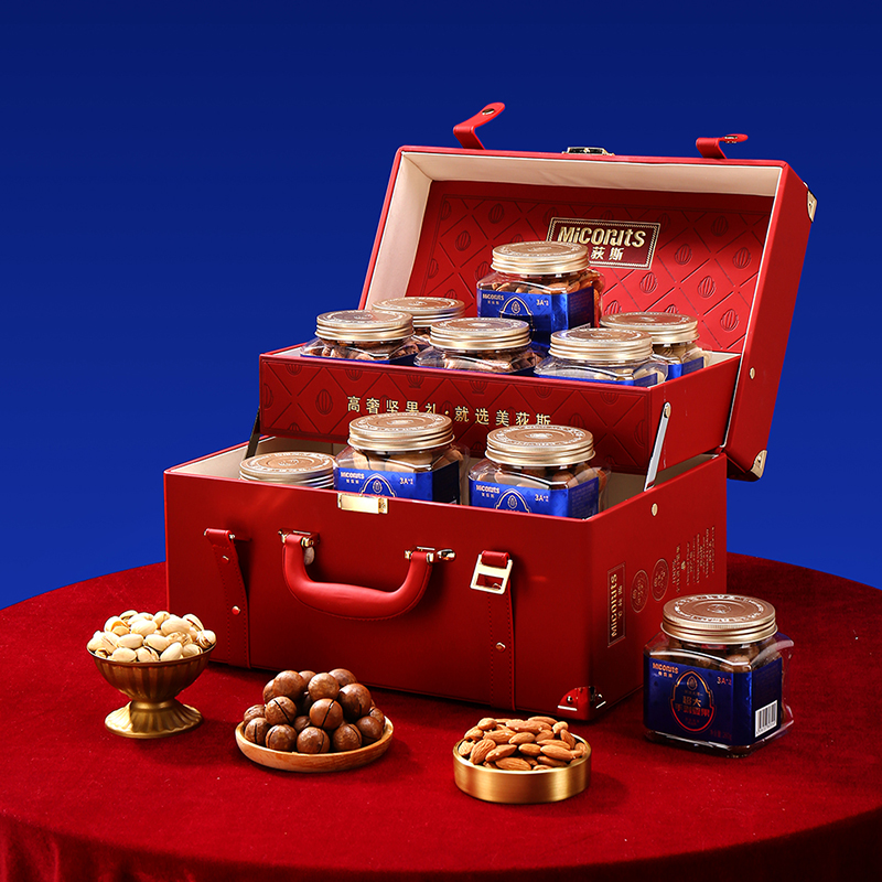 美荻斯坚果礼盒团购《美荻斯坚果一号_终端专供系列/高奢坚果礼皇室红/3100g》美荻斯坚果礼盒团购电话 美荻斯坚果礼盒批发电话 美荻斯坚果礼盒批发 美荻斯坚果礼盒订购电话