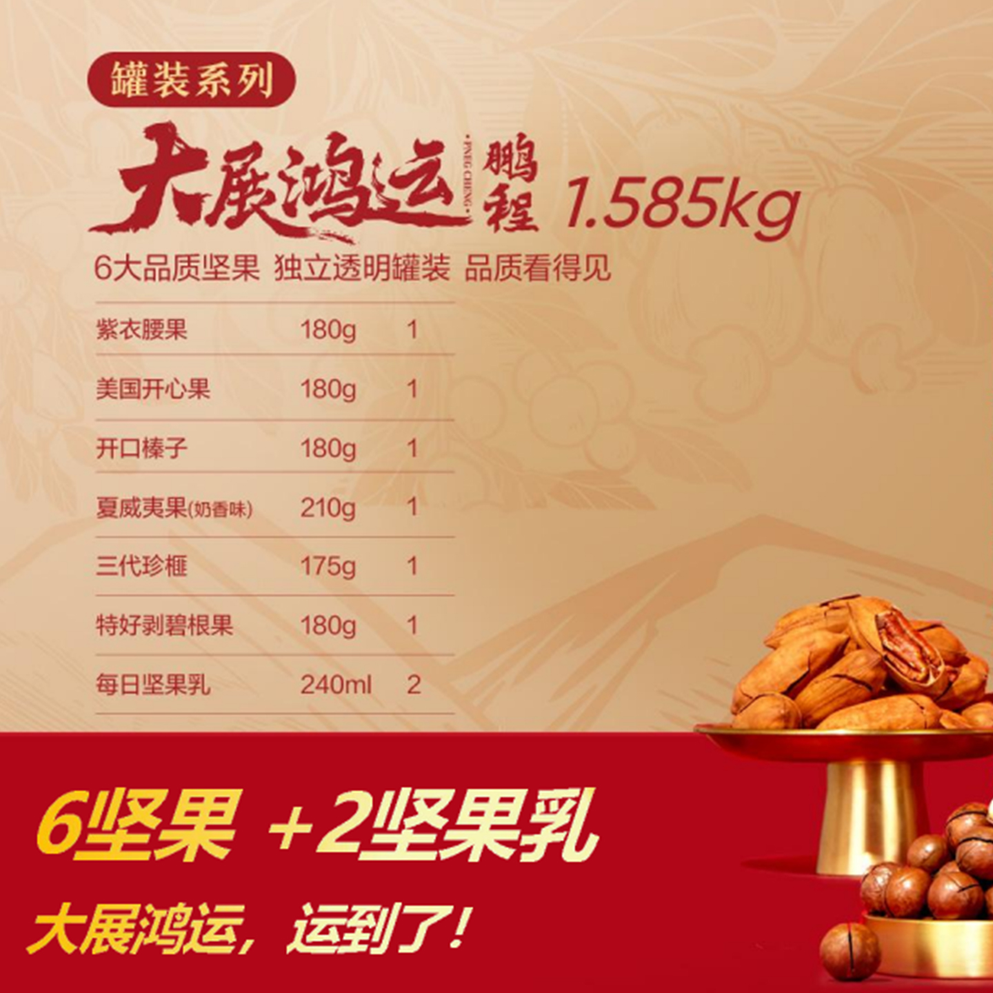 良品铺子坚果礼盒团购《良品铺子坚果礼盒_终端专供系列/大展鸿运鹏程/1585g》良品铺子坚果礼盒团购电话 良品铺子坚果礼盒批发电话 良品铺子坚果礼盒批发 良品铺子坚果礼盒订购电话